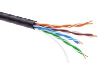 DKC Информационный кабель неэкранированый U/UTP 4х2 CAT5E, PE, Черный RN5EUUPE3BK фото