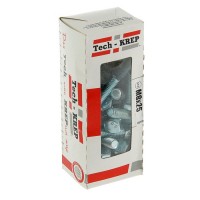Tech-Krep Болт DIN933 с шестигранной головкой оцинк. М8х25 (40 шт) - коробка с ок. Tech-Kr 105208 105208 фото