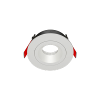 Varton Рамка для модульного светильника FLEX 50 02 круглая встраиваемая 110х45мм RAL9010 поворотная V1-R0-00435-10003-2000000 фото