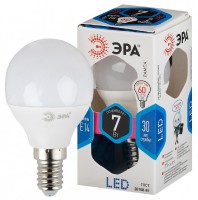 ЭРА LED P45-7W-840-E14 Лампа (диод, шар, 7Вт, нейтр, E14), Б0020551 фото