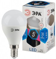 ЭРА LED P45-5W-840-E14 Лампа (диод, шар, 5Вт, нейтр, E14) Б0028487 фото