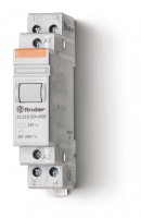 Finder Модульный контактор; 1NO+1NC 20А; контакты AgSnO2; катушка 230В АС; ширина 17.5мм; степень защиты IP20; опции: нет 222382304000 фото