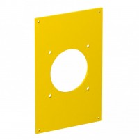 OBO Bettermann Рамка для монтажа электроустановочных изделий в блоке питания VH 160x105 мм, желтая 6109865 фото