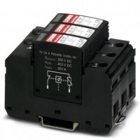 Phoenix Contact VAL-MS 600DC-PV/2+V Разрядник для защиты от импульсных перенапряжений, тип 2 2800642 фото