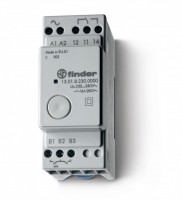 Finder Модульное электронные шаговое/моностабильное реле; 1NO 16A; питание 24В АC/DC; ширина 35мм; степень защиты IP20 130100240000 фото