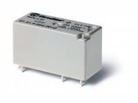 Finder Низкопрофильное миниатюрное электромеханическое реле; монтаж на печатную плату; выводы с шагом 3.5мм; 1CO 12A; Контакты AgSnO2; катушка 6В DС; 413190064010 фото