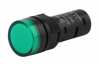 ЭРА Лампа AD16DS(LED)матрица d16мм зеленый 230В AC (20/1000/28000) Б0045620 фото