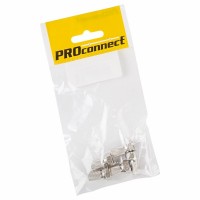 PROconnect Разъем антенный на кабель, штекер F для кабеля SAT (с резиновым уплотнителем), (5шт.) (пакет) 05-4005-4-9 фото
