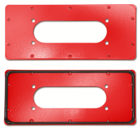 DKC Фланец красный для ST с перф. Тип 5 R5FPST03-RAL3000 фото