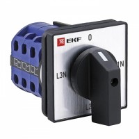 EKF PROxima Переключатель кулачковый ПК-1-84 10А 4P для вольтметра (для фазного напряжения) pk-1-84-10 фото