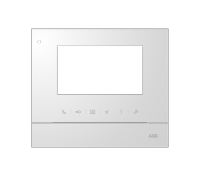 ABB Рамка для абонентского устройства 4,3, белый глянцевый 2TMA070130W0051 фото