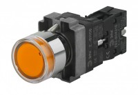 ЭРА Кнопка управления LAY5-BW3561 с подсветкой желтый 1з (20/200/5000) Б0045662 фото
