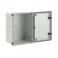 DKC Цельный навесной шкаф из фибергласа без МП со сплошной дверью 400х300х200 (ВхШхГ) мм CN50432 фото