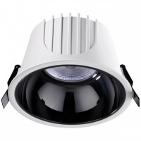 Novotech 358703 SPOT NT21 207 белый/черный Светильник встраиваемый светодиодный IP20 LED 4000К 40W 100-265V KNOF 358703 фото