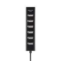 Разветвитель USB на 7 портов черный Rexant 18-4107 фото