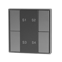 Varton Кнопочная панель 4-х кл. (4 сцены/1 группа), металлический корпус, серый DA-SW-S4-PG DA-SW-S4-PG фото