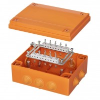 DKC Коробка пластиковая FS с кабельными вводами иклеммниками,IP55,240х190х90мм, 20р, 450V,6A,4мм.кв FSB412004 фото