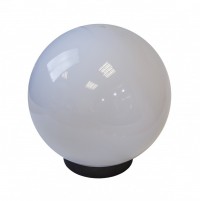 ЭРА НТУ 02-60-201 Светильник садово-парковый, шар белый призма D=200 mm Б0048043 фото