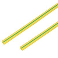 PROconnect Термоусадочная трубка 60/30 мм, желто-зеленая, упаковка 10 шт. по 1 м 55-6007 фото