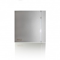 S&P SILENT DESIGN Серебрянный Вентилятор 185 куб.м/ч, 16 Вт, 118 мм, малошумный SILENT-200 CZ SILVER DESIGN-3C фото