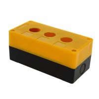 EKF Корпус КП103 пластиковый 3 кнопки желтый PROxima cpb-103-o фото