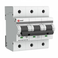 EKF Автоматический выключатель 3P 100А (D) 15кА ВА 47-125 PROxima mcb47125-3-100D фото