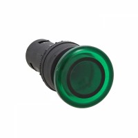 EKF PROxima Кнопка SW2C-MD зеленая с подсветкой NO 24В Грибок sw2c-md-gg-24 фото