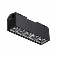 Novotech 358523 SHINO NT21 000 черный трековый светильник для низковольного шинопровода IP20 LED 4000K 10W 48V KIT 358523 фото