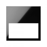 Simon 100 Черный глянец Рамка «минимум» на 1 пост 10001610-138 фото