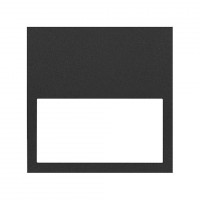 Simon 100 Черный матовый Рамка «минимум» на 1 пост 10001610-238 фото