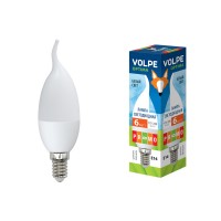 Volpe Лампа LED свеча на ветру Е14 6W 220V 4500К мат UL-00000307 фото