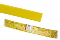 TDM Термоусаживаемая трубка ТУТнг 20/10 желтая по 1м (50 м/упак) SQ0518-0251 фото