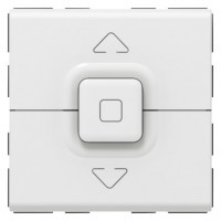 Legrand Mosaic Белый Кнопочный выключатель управления приводами 2 мод 077025 фото