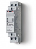 Finder Модульное электромеханическое шаговое реле; 2NO 16А, 4 состояния; контакты AgNi; питание 24В DC; ширина 17.5мм; степень защиты IP20 202490240000 фото