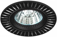 ЭРА KL31 AL/BK Черный/серебро Светильник алюминиевый MR16,12V/220V, 50W C0043817 фото