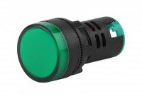 ЭРА Лампа AD22DS (LED) матрица d22мм зеленый 230В (10/1000/12000) Б0045619 фото