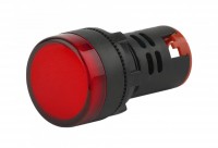 ЭРА Лампа AD22DS(LED)матрица d22мм красный 12В AC/DC (10/1000/12000) Б0045603 фото