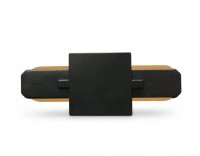Ambrella Коннектор прямой однофазный для соединения трековых шинопроводов GL7066 BK черный GL7066 фото