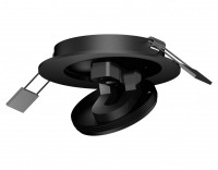 Ambrella Крепеж встраиваемый скрытый поворотный A2242 SBK черный песок D90*H40mm Out14 (для корпуса D60mm) A2242 фото