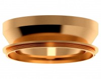 Ambrella Насадка задняя накладная для корпуса светильника D85 N8909 PYG золото желтое полированное D85*H30mm Out25mm GX53 N8909 фото