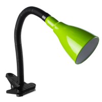 Arte Lamp Cord Черная/Зеленая Лампа настольная офисная 40W E14 A1210LT-1GR фото