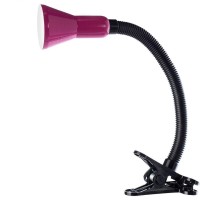 Arte Lamp Cord Черная/Розовый Лампа настольная офисная 40W E14 A1210LT-1MG фото