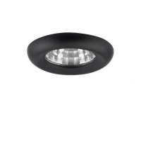 Lightstar Monde LED Чёрный/Чёрный/Чёрный Встраиваемый светильник 1х1W IP44 071117 фото
