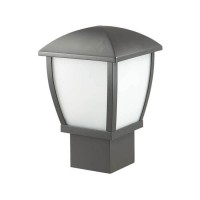 Odeon Light 4051/1B ODL18 707 темно-серый/матовый белый Уличный светильник на столб IP44 E27 100W 220V TAKO 4051/1B фото