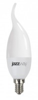 Jazzway Лампа светодиодная (LED) «свеча на ветру» d38мм E14 220° 7Вт 220-240В матовая нейтральная холодно-белая 4000К .1027917-2 фото
