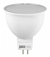 Jazzway Лампа светодиодная (LED) с отражателем d50мм GU5.3 110° 7Вт 220-230В матовая тепло-белая желтая 3000К диммируемая .1035400 фото