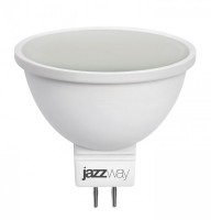 Jazzway Лампа светодиодная (LED) с отражателем d50мм GU5.3 120° 7Вт 220-240В матовая тепло-белая желтая 3000К .1033499 фото