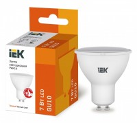 IEK Лампа светодиодная ECO PAR16 софит 7Вт 230В 3000К GU10 LLE-PAR16-7-230-30-GU10 фото