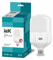 IEK Лампа светодиодная HP 30Вт 230В 4000К E27 LLE-HP-30-230-40-E27 фото