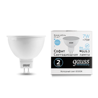 Gauss Лампа Elementary MR16 7W 570lm 6500K GU5.3 LED 13537 фото